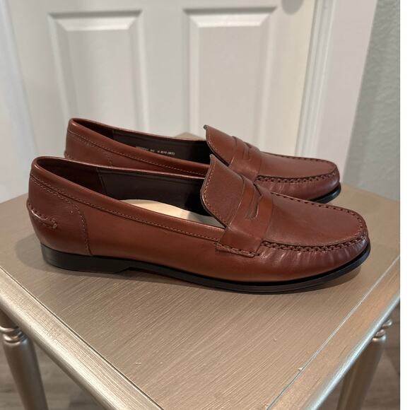Cole Haan Classic Pinch Penny Loafer Leather Loafers Women's Size 9C - Picture 1 of 7
